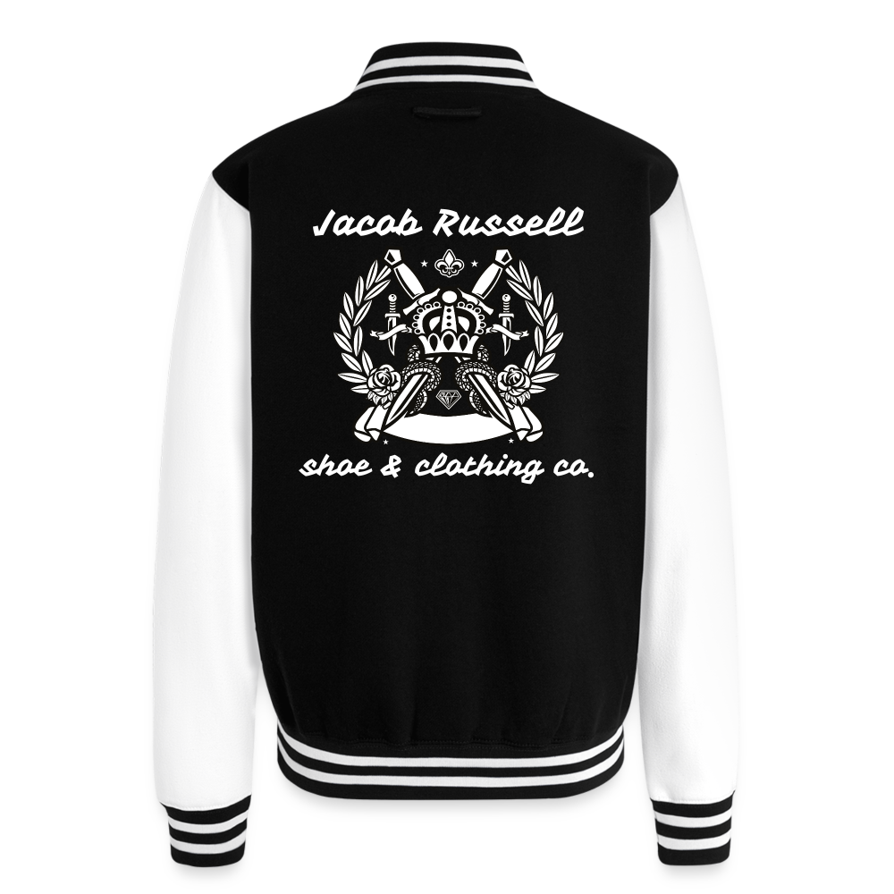 Jacob Russell Letterman Jacket - black/white