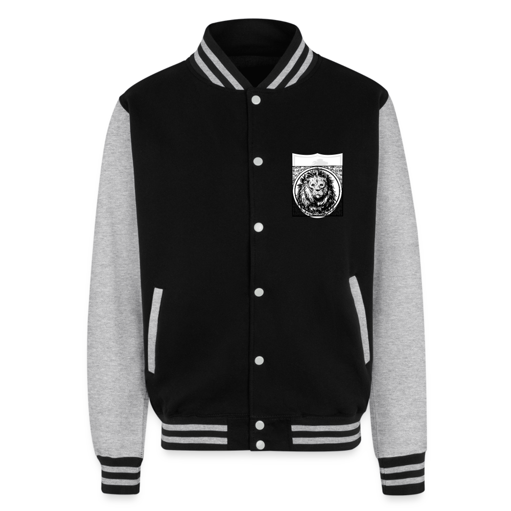 Jacob Russell Letterman Jacket - black/heather grey