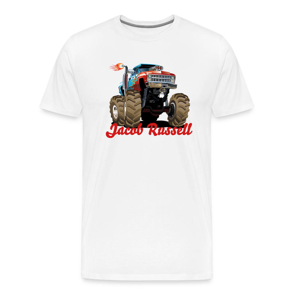 Big Truck Jacob Russell T-shirt - white