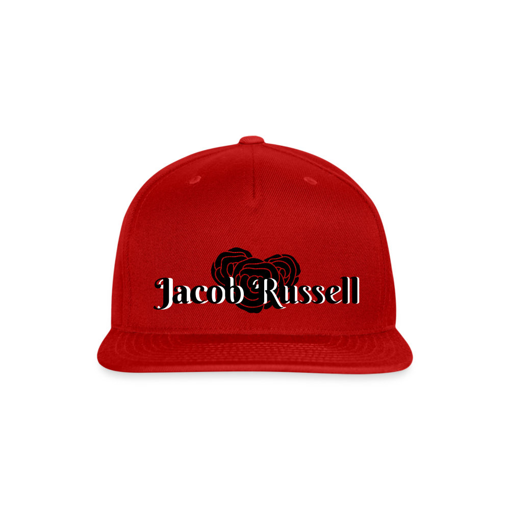 Snapback Baseball Cap - red