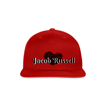 Snapback Baseball Cap - red