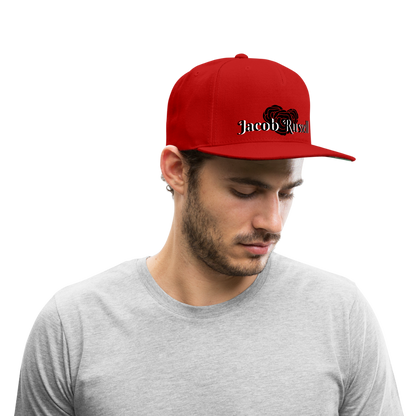 Snapback Baseball Cap - red